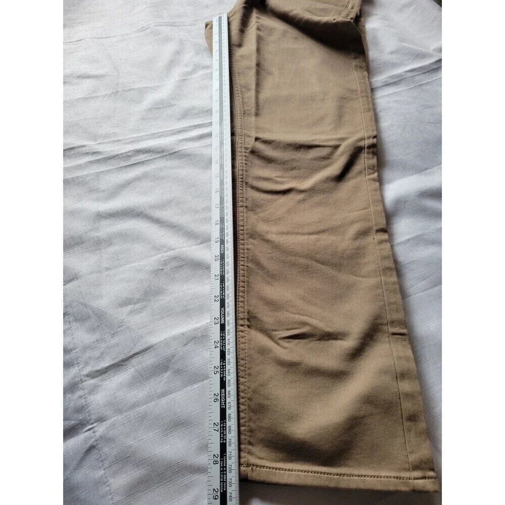 Banana Republic Men's Pant 30x30 Stretch Tan 5-pocket Slim Fit